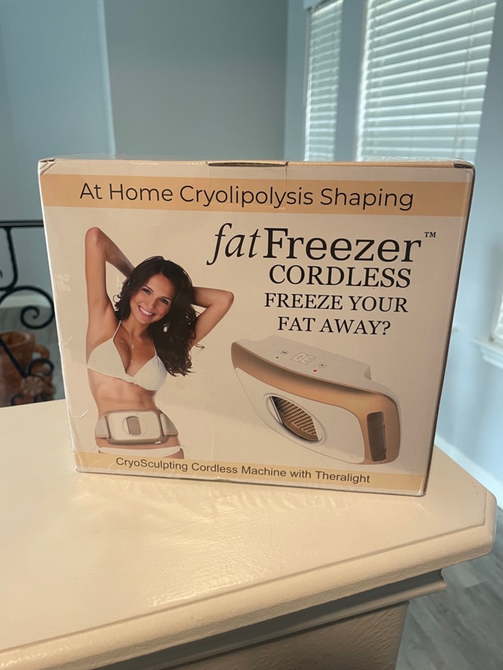 Fat Freezer Cordless CryoSculpting Device - White/Gold